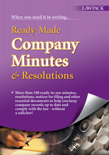 Ready-Made Company Minutes